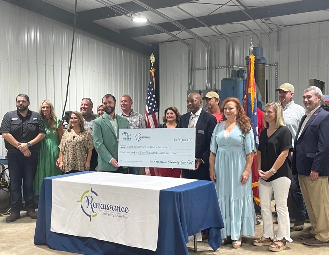 Renaissance Community Loan Fund and FHLB Dallas Grant $160K to Eight Mississippi Businesses Devastated by Tornadoes